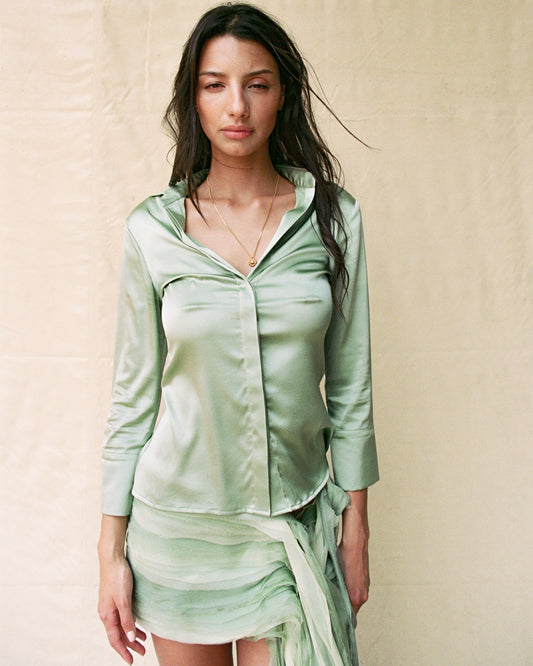 Slim Silk Shirt