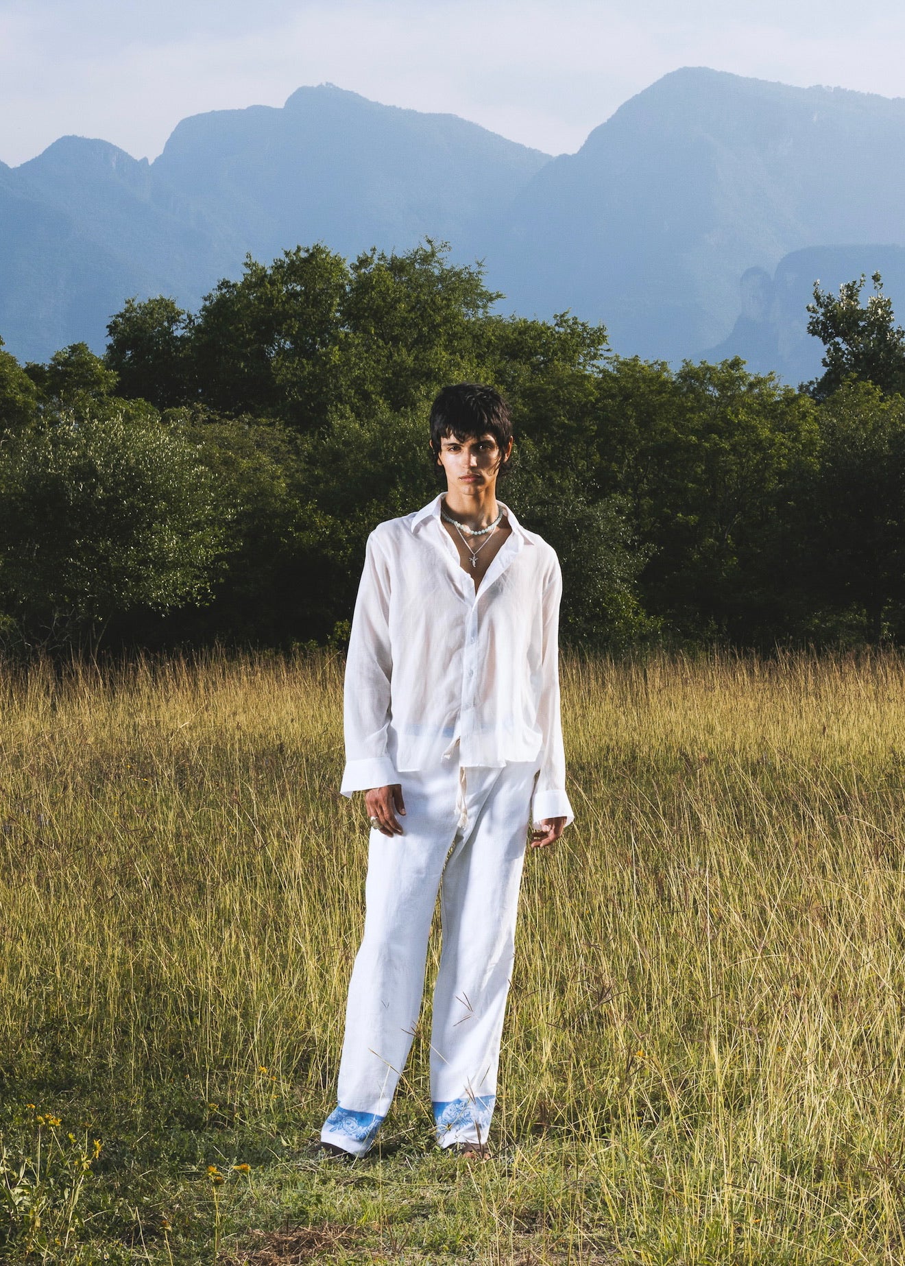 Cairo Pants White Cotton