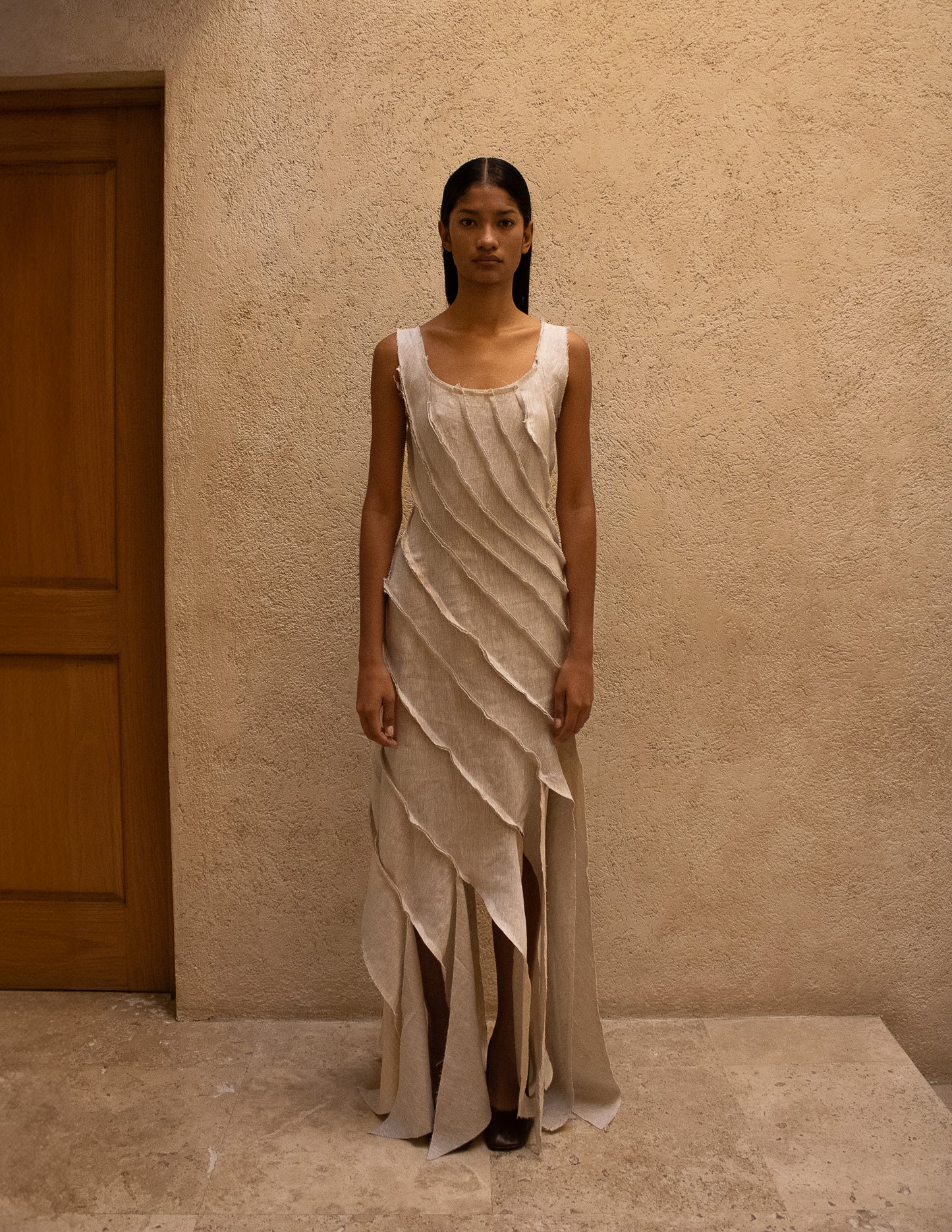 Vestido Twirl de Lino