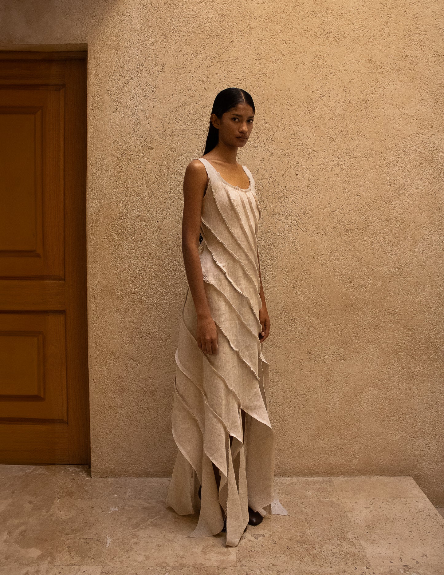 Vestido Twirl de Lino