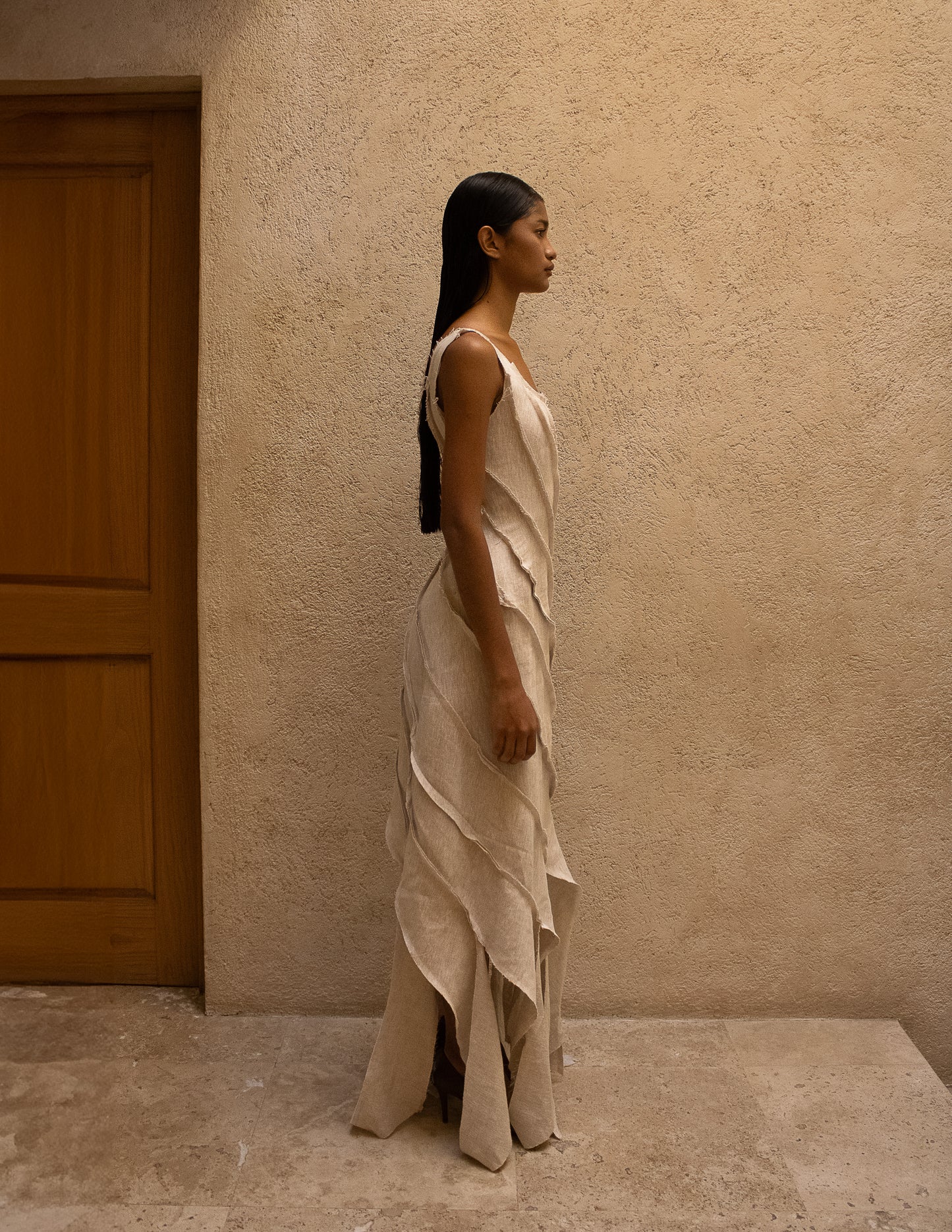 Vestido Twirl de Lino