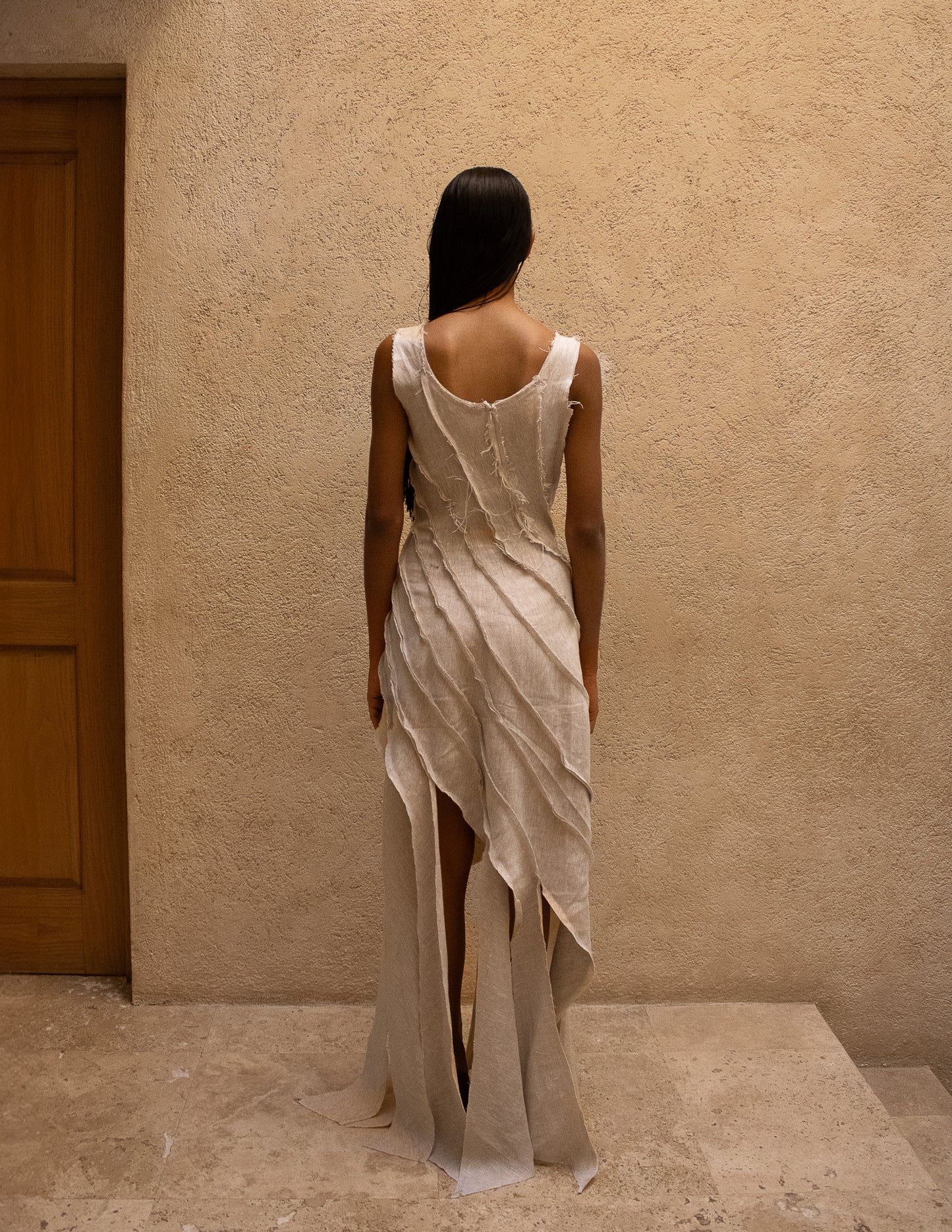 Vestido Twirl de Lino