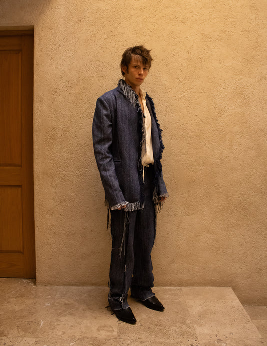 Frayed Denim Jacket