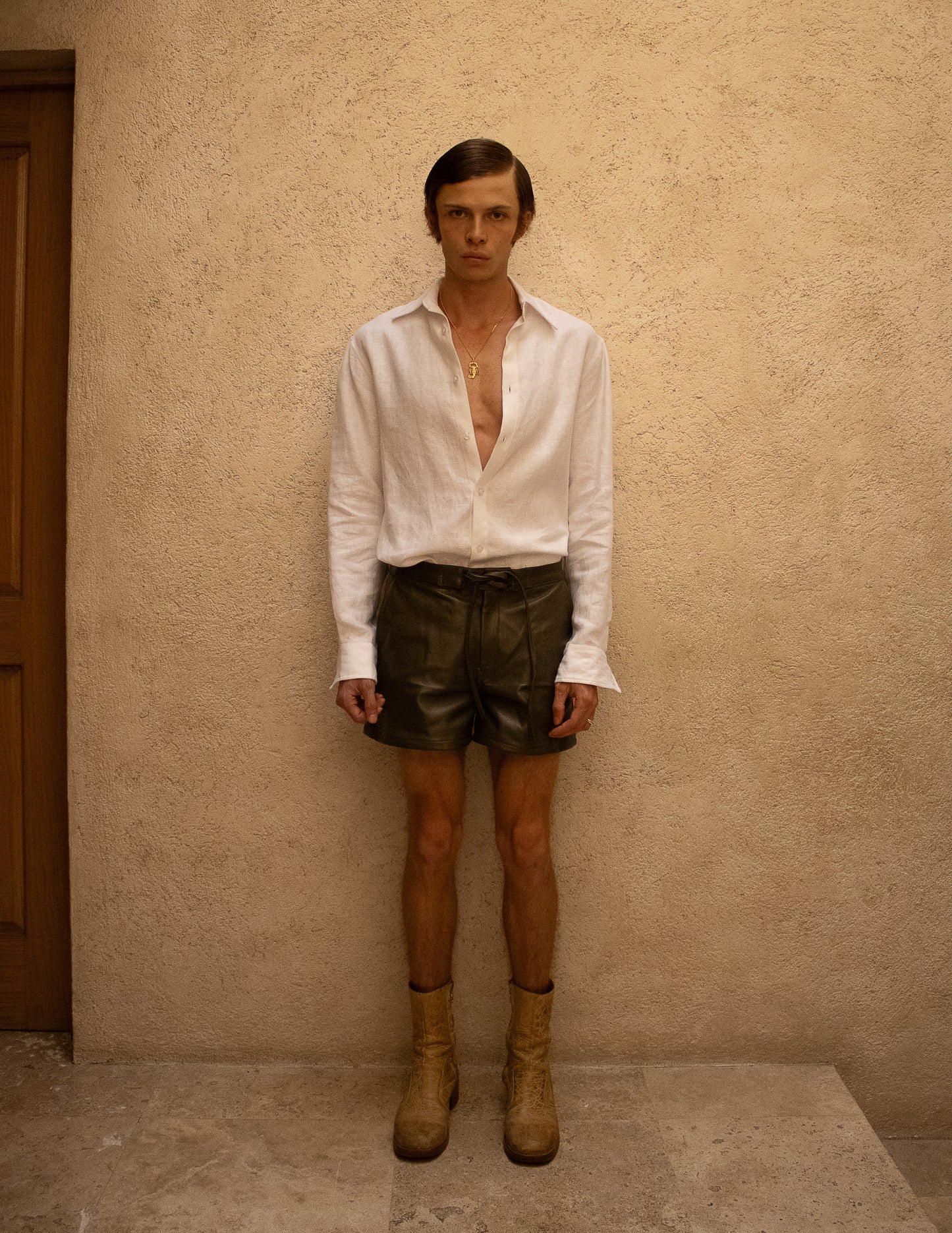 Chemise classique en lin