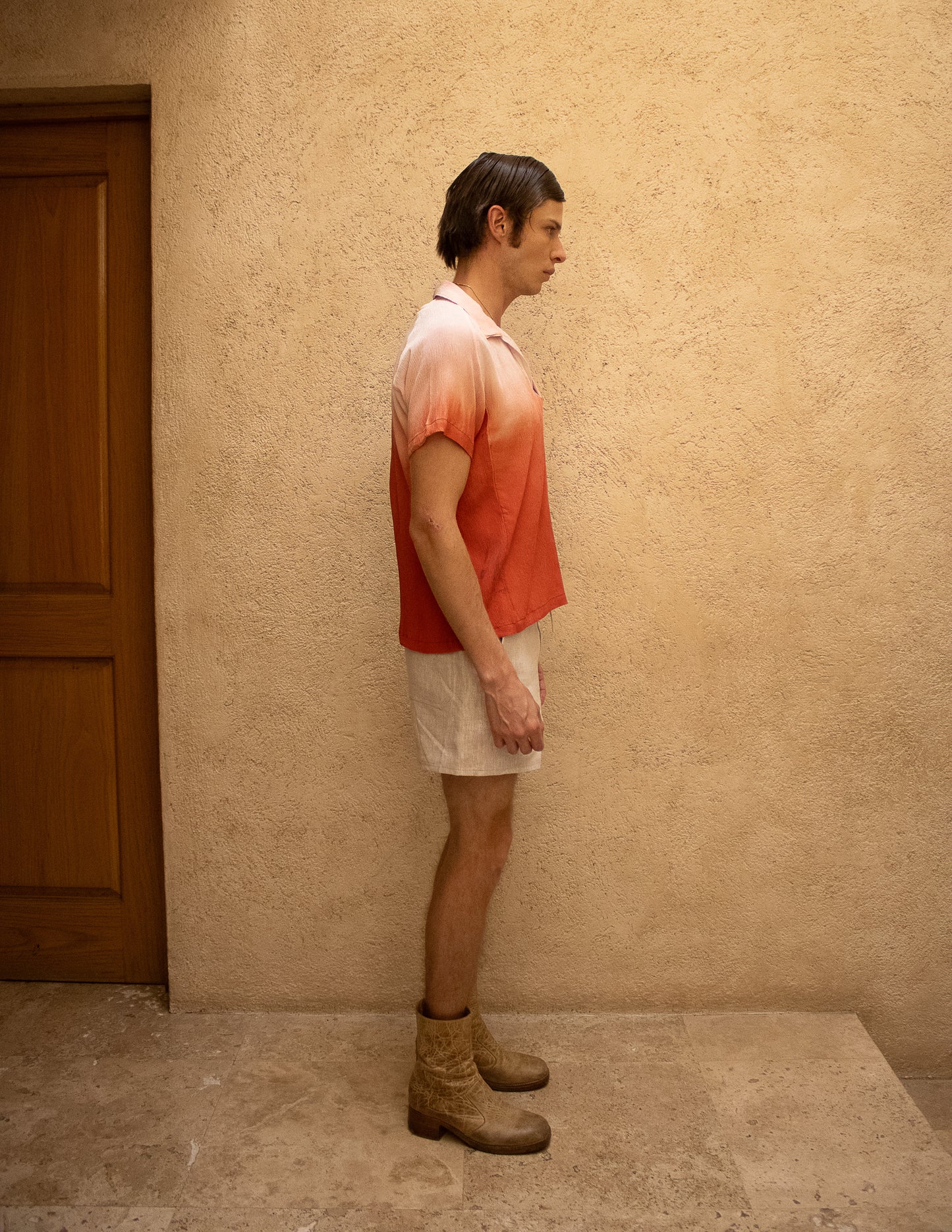 Shorts Mini de Lino Hombre