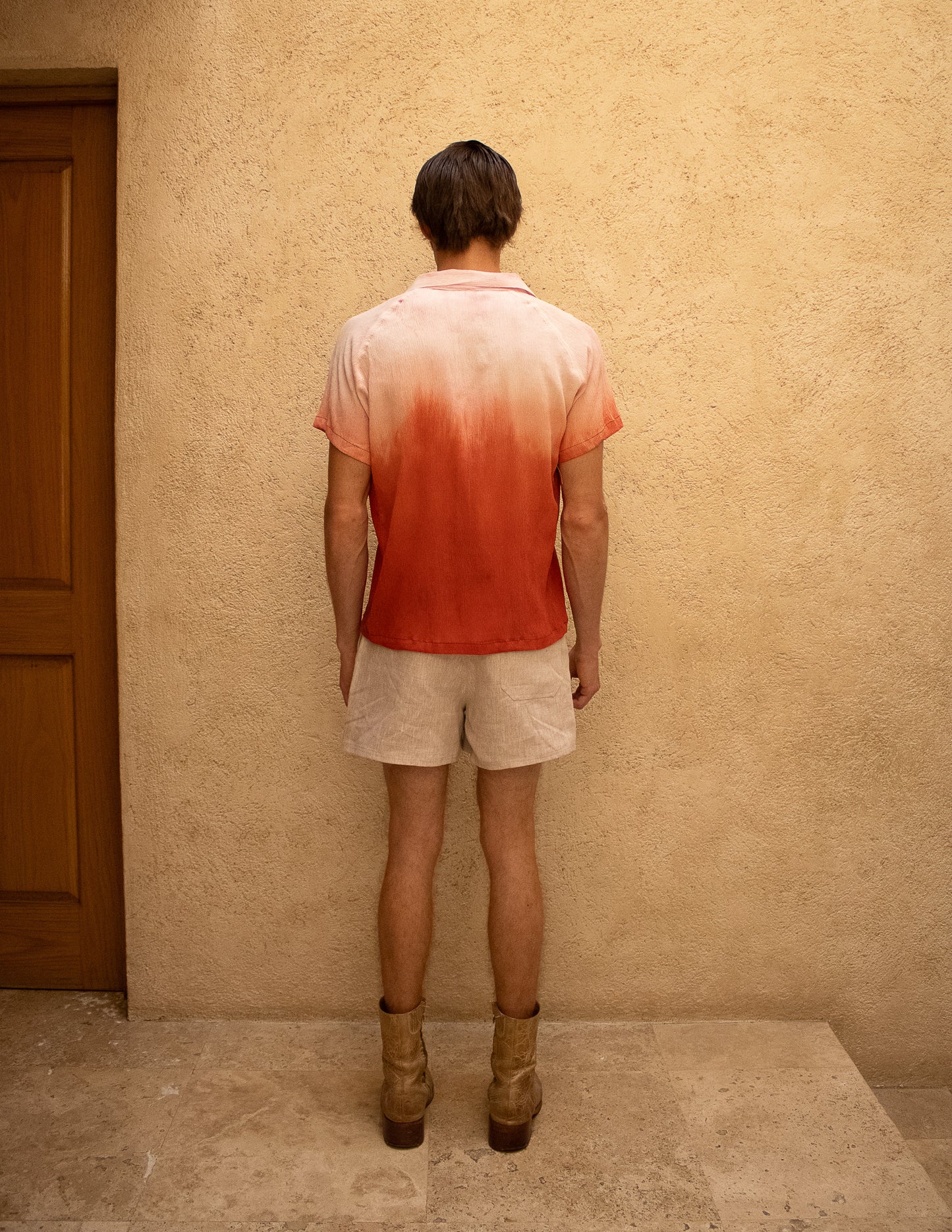 Shorts Mini de Lino Hombre