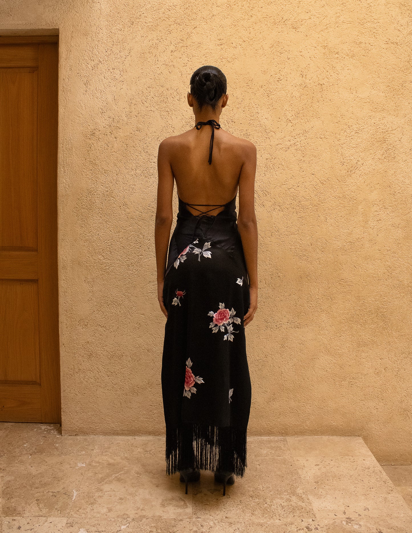 Vestido de Seda Negro