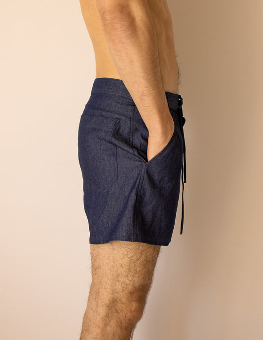 Shorts de Mezclilla Ligera