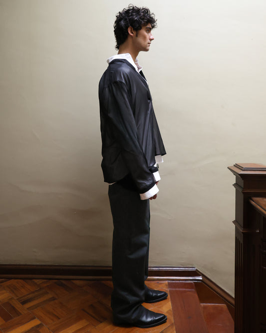 Camisa Chiffon cuello V