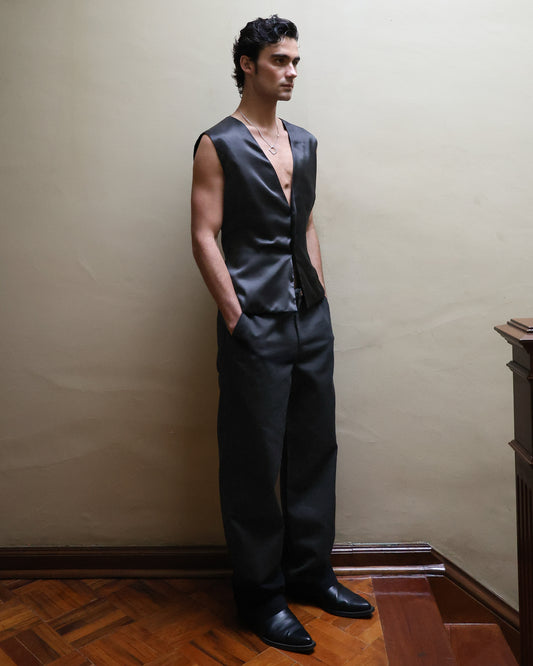 Chaleco de seda