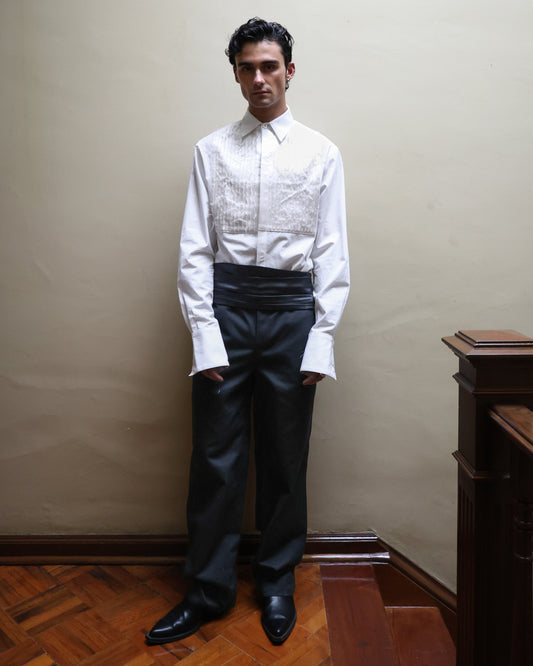 Camisa Tux Deshilachada