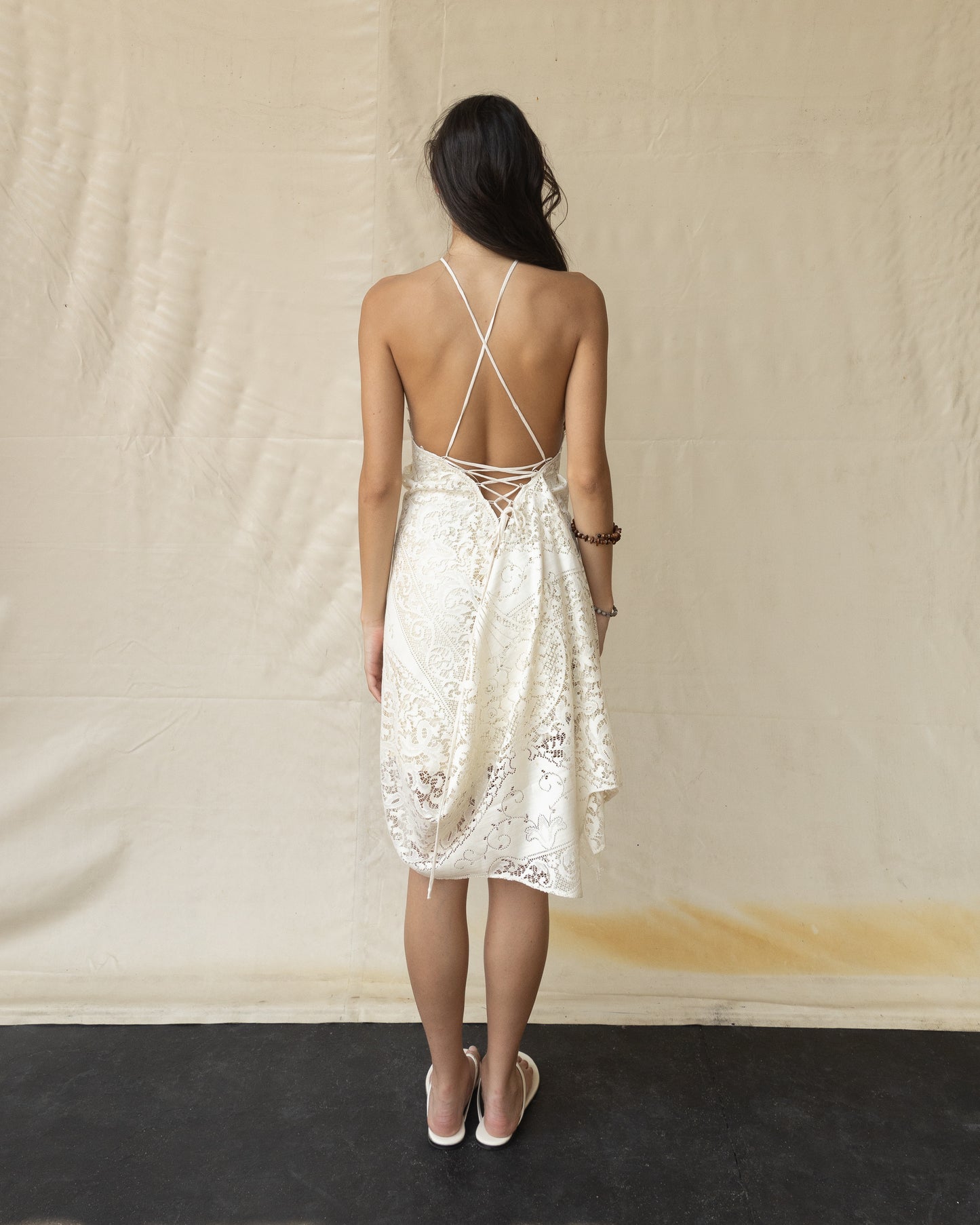 Vestido Mini de Encaje Italiano