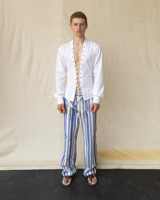 Camisa Popelina con ojillos