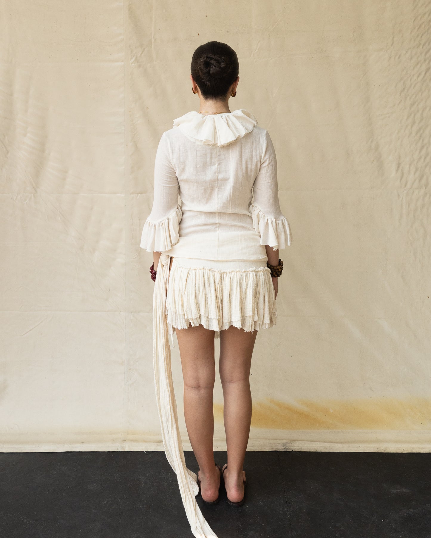 Blusa de Olanes de Manta