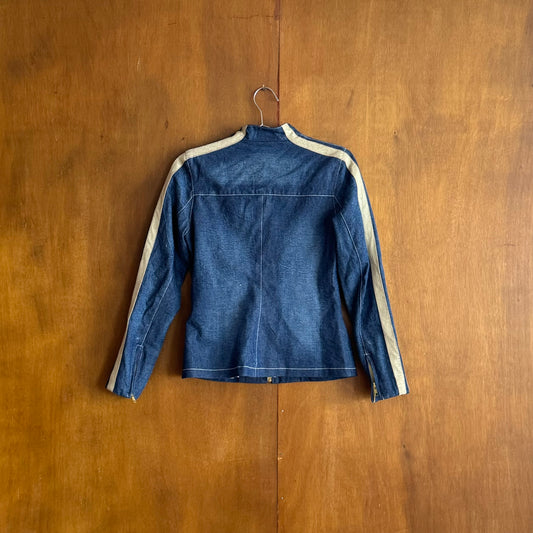 Denim Biker Jacket Women