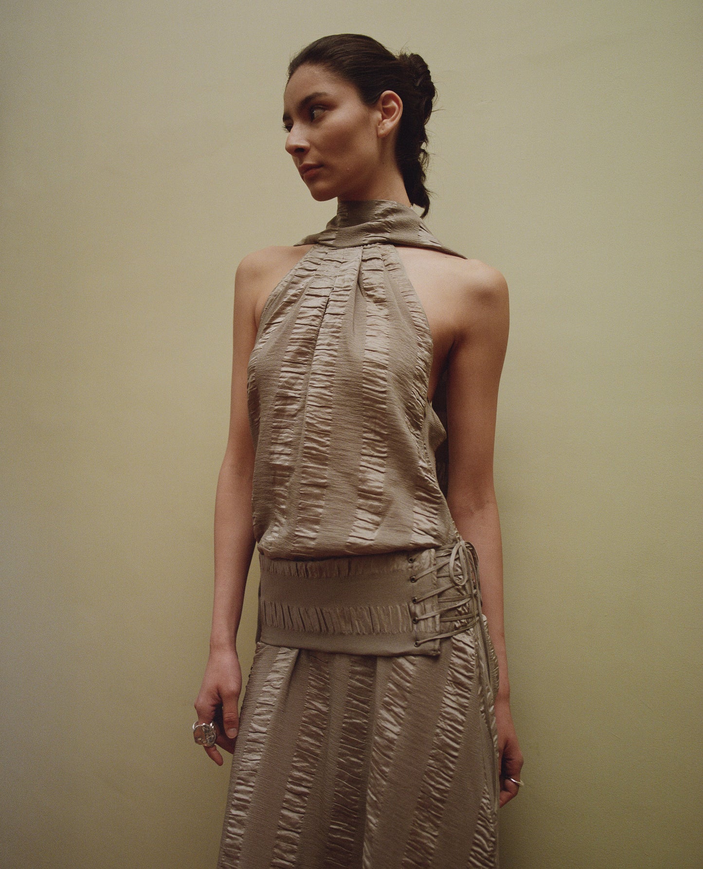 Vestido Halter Verde