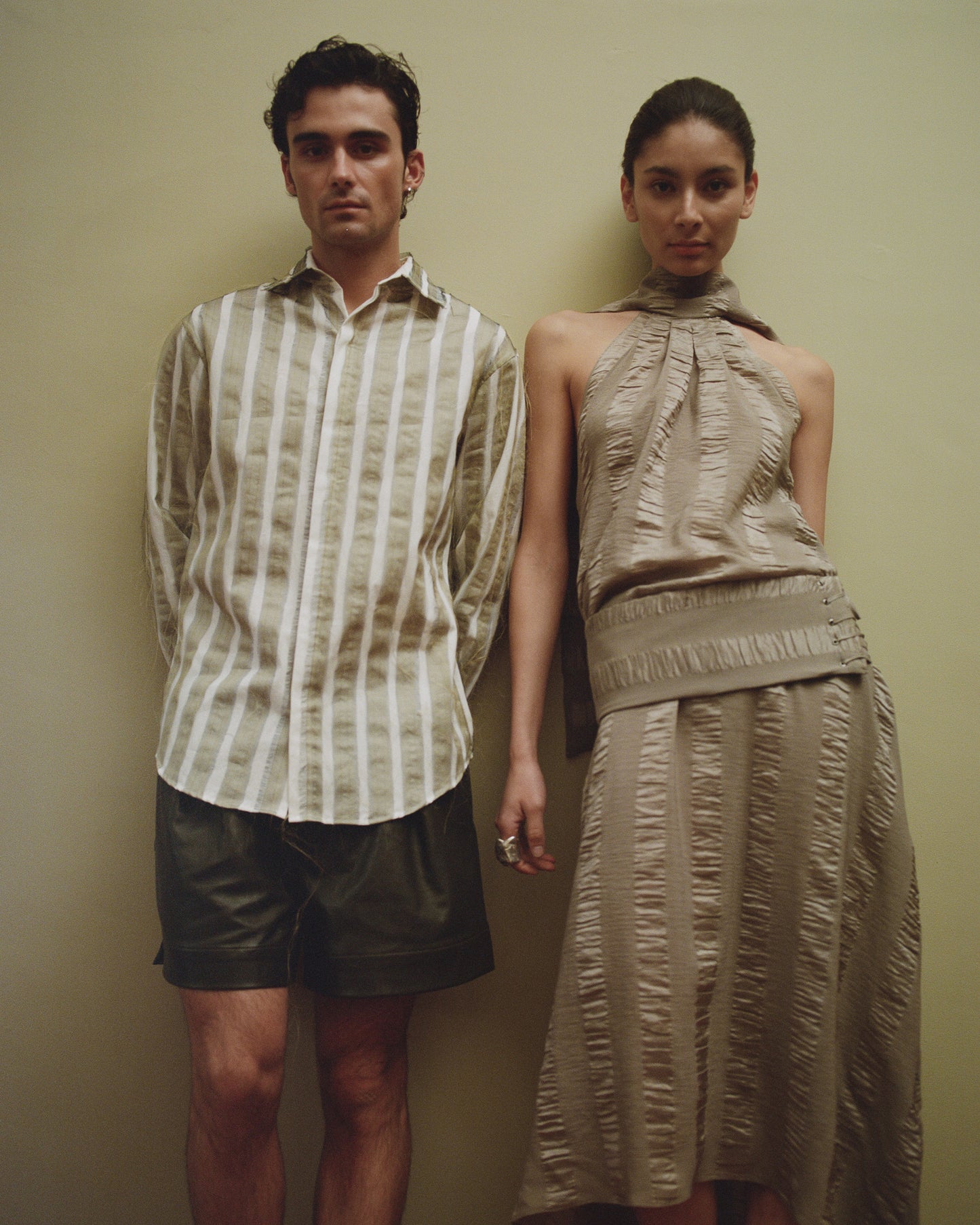 Camisa de Organza Deshilachada