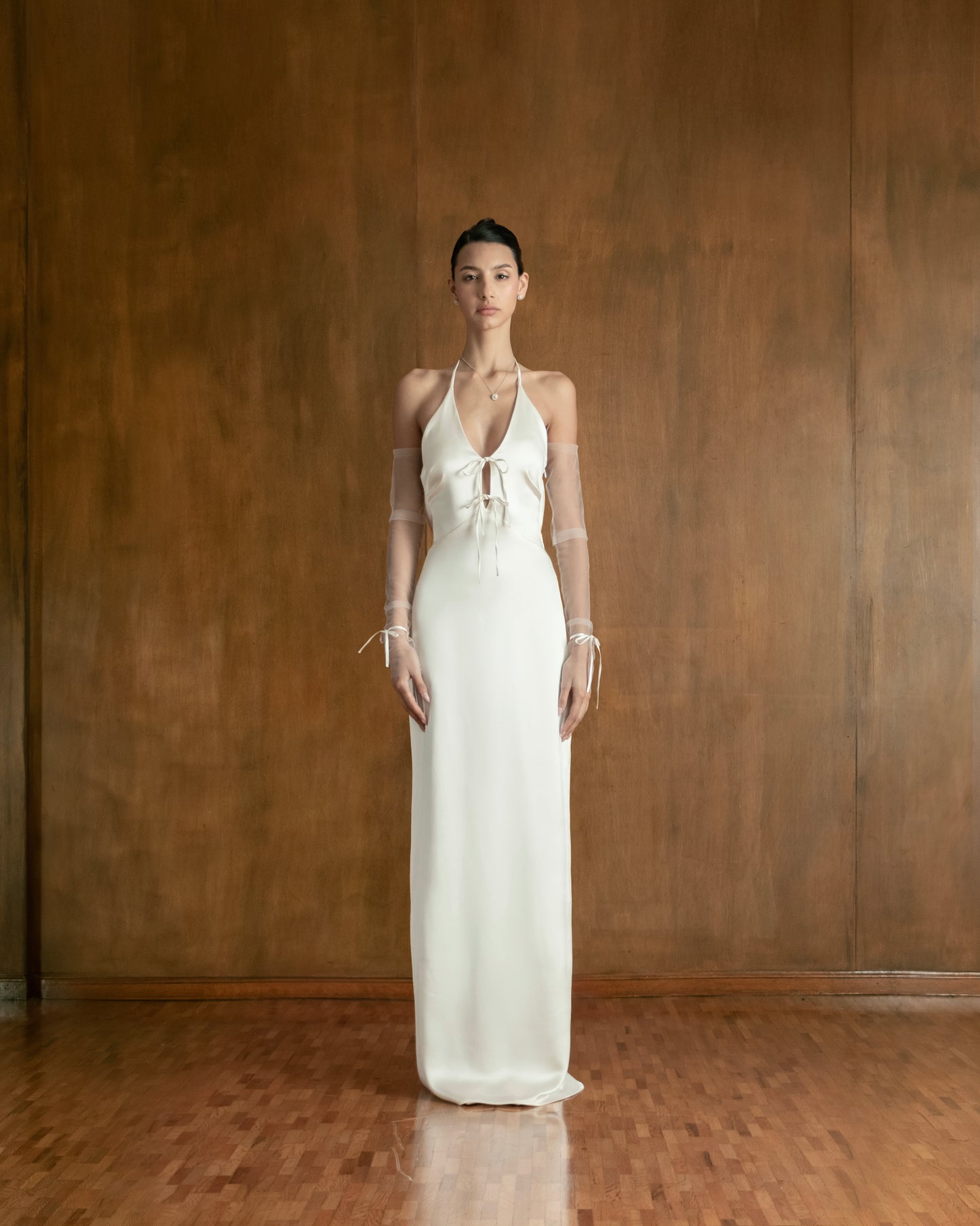 Manches longues en tulle