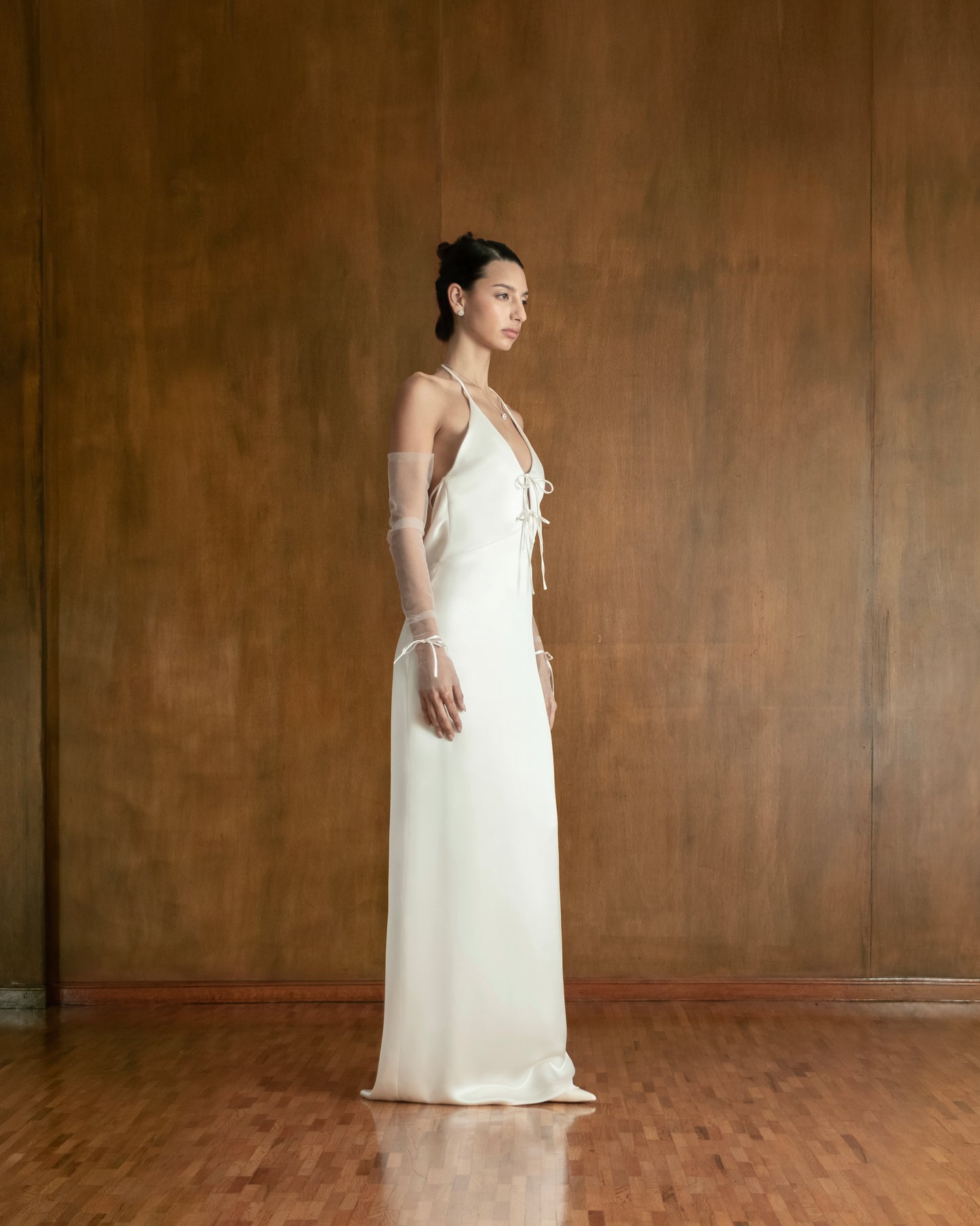 Manches longues en tulle