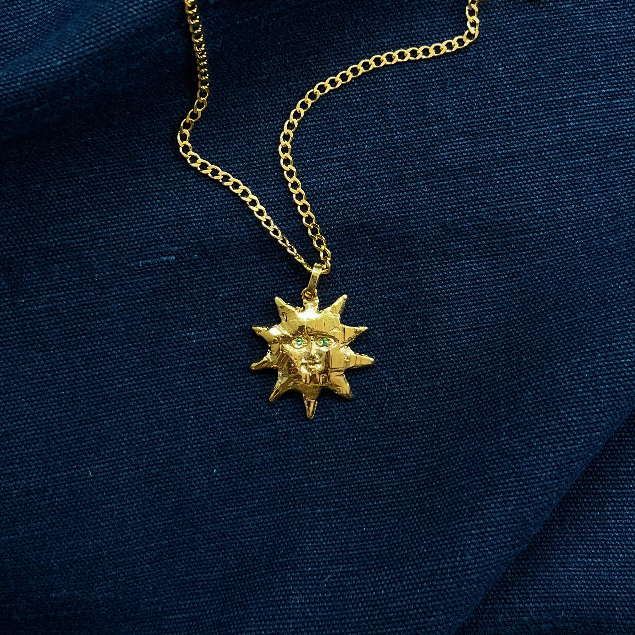 Gold Sun Pendant