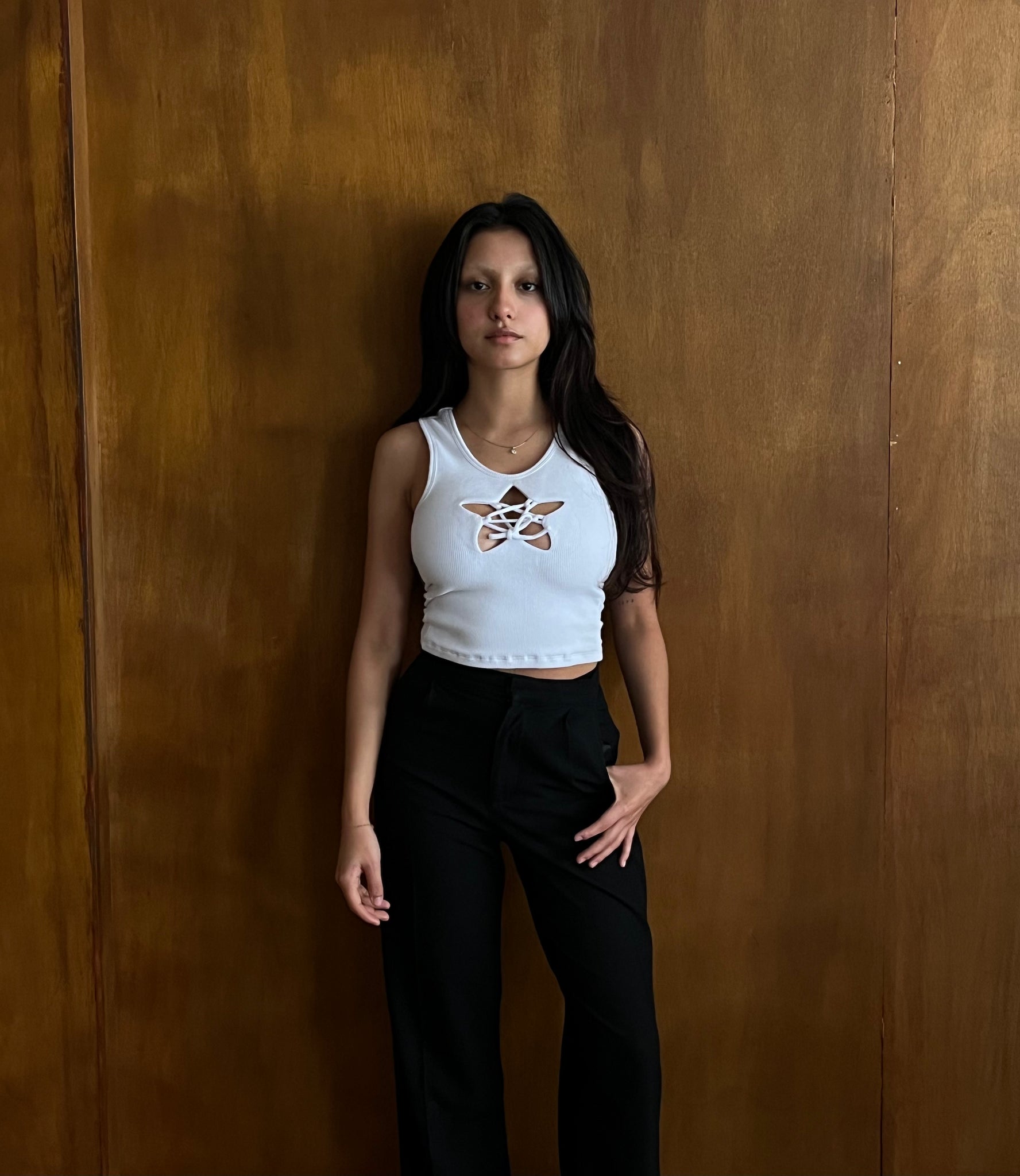 Cropped Star Tank Top 