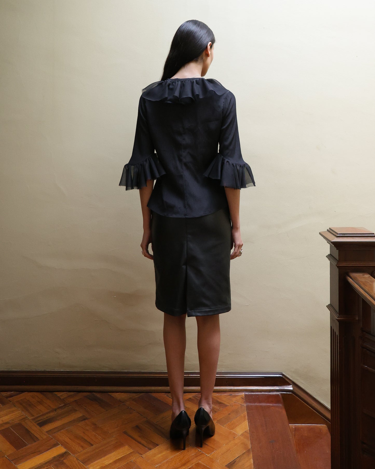 Pencil Skirt de piel