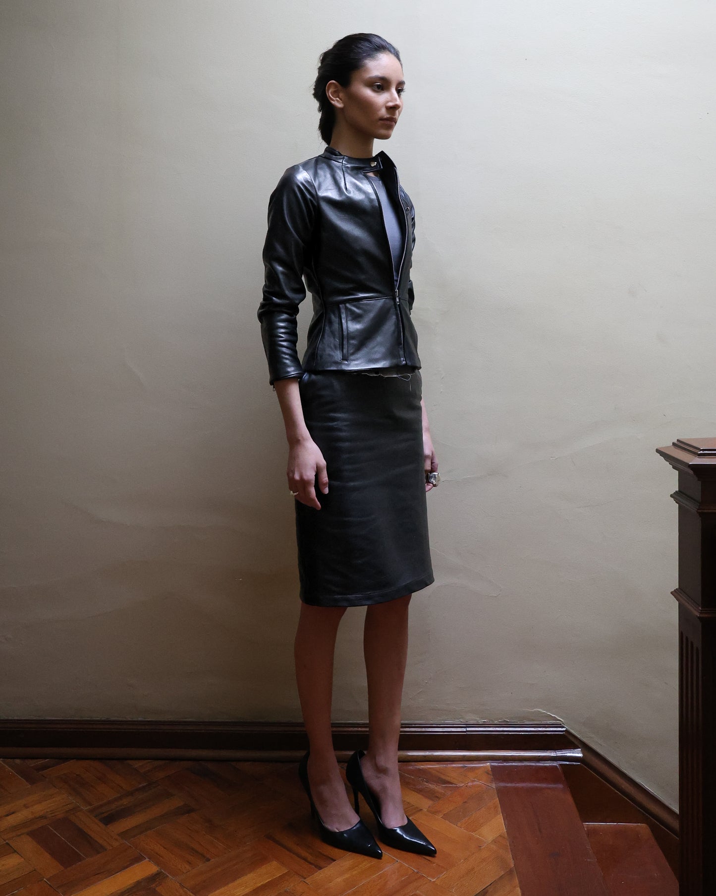 Chamarra Biker Slim de mujer