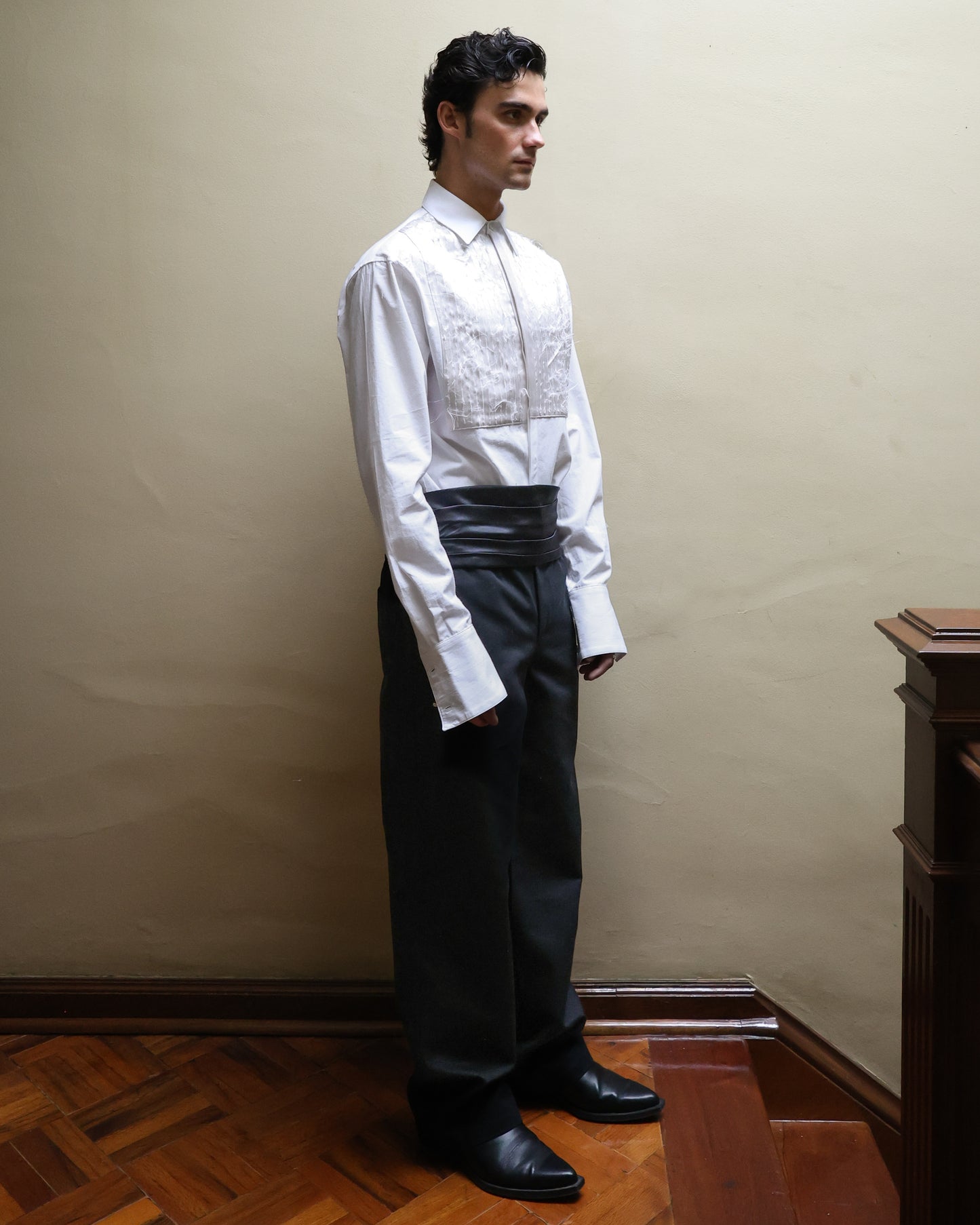 Camisa Tux Deshilachada