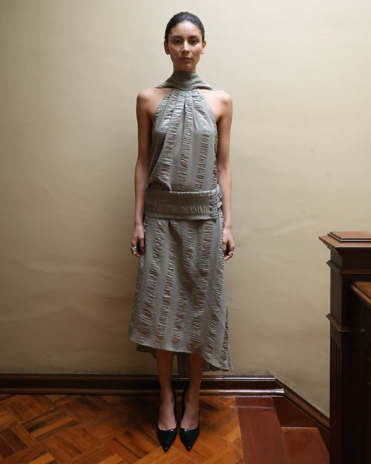 Vestido Halter Verde