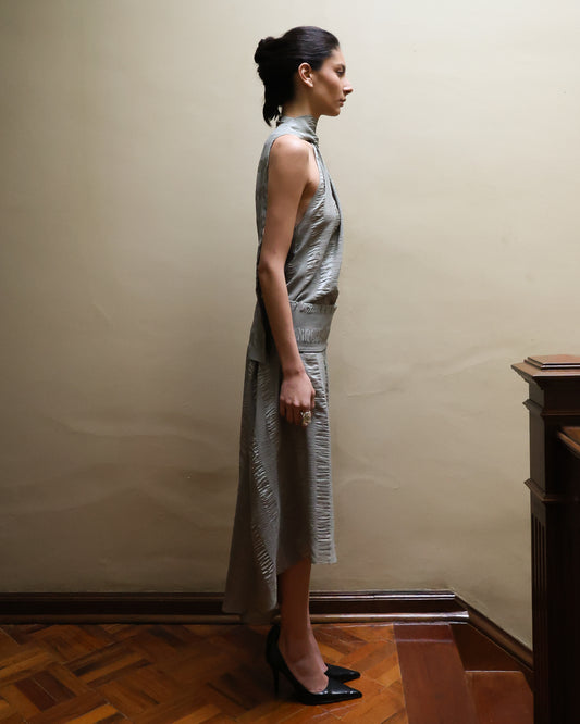 Vestido Halter Verde