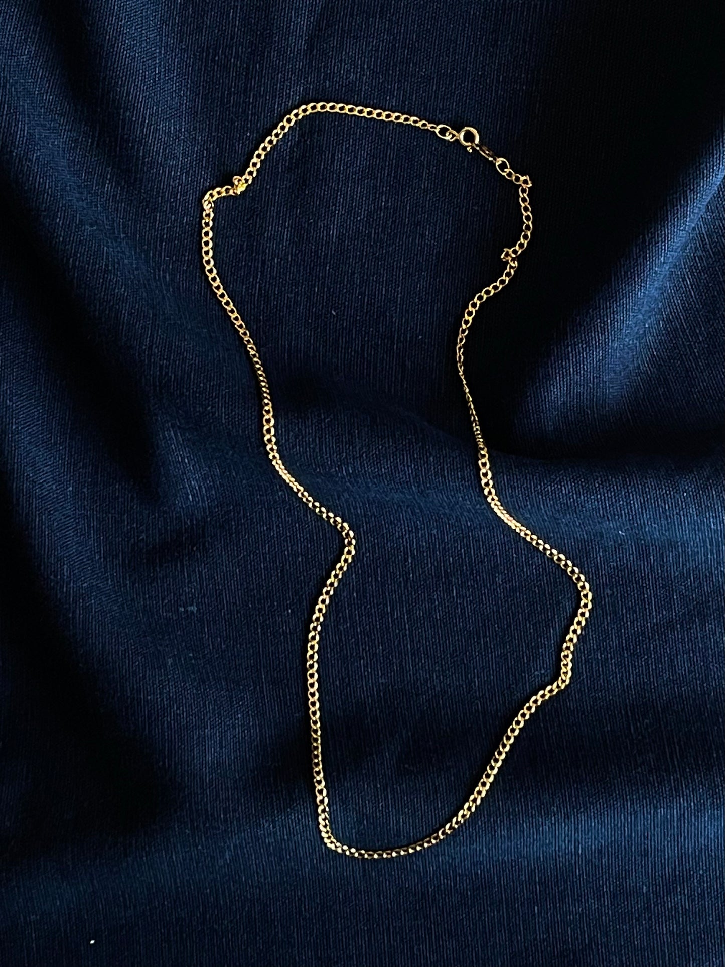 925 Silver Chain 24k Gold Plated