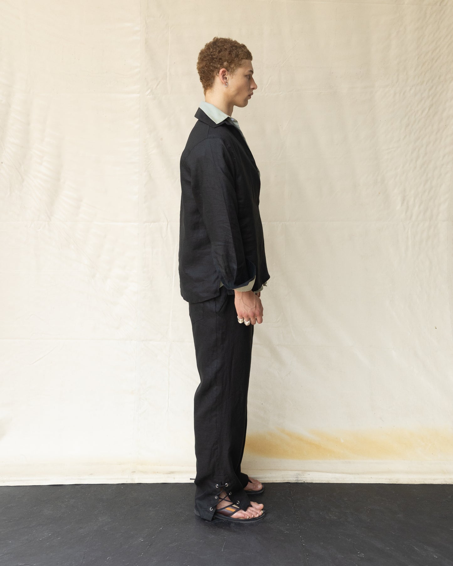 Pantalón Cairo de Lino con Ojillos Hombre