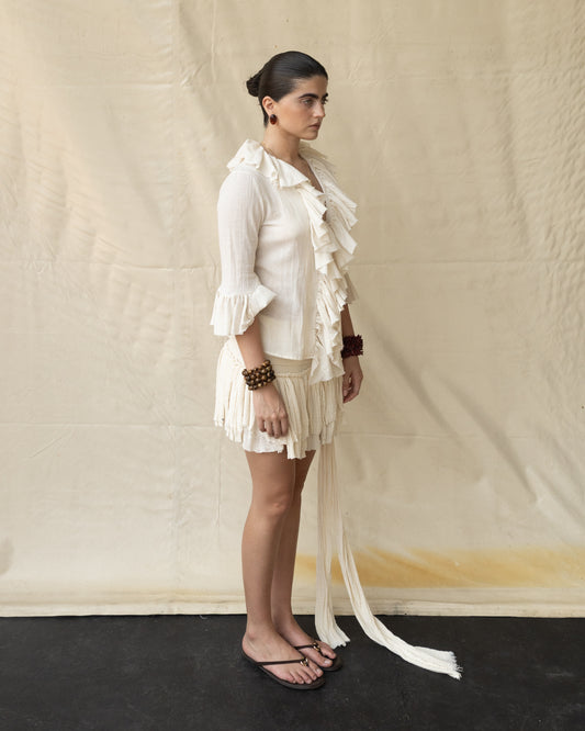 Blusa de Olanes de Manta