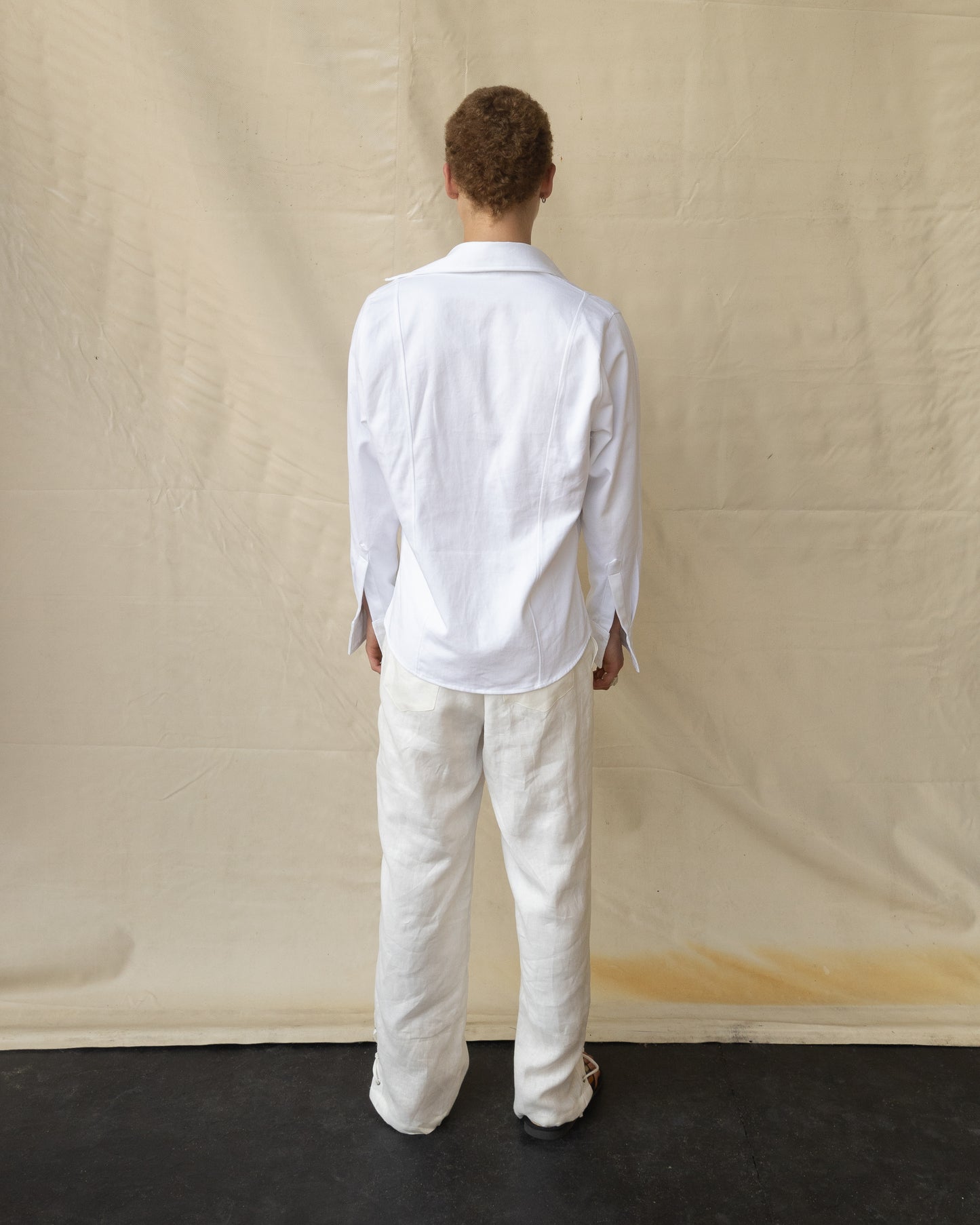 Pantalón Cairo de Lino con Ojillos Hombre